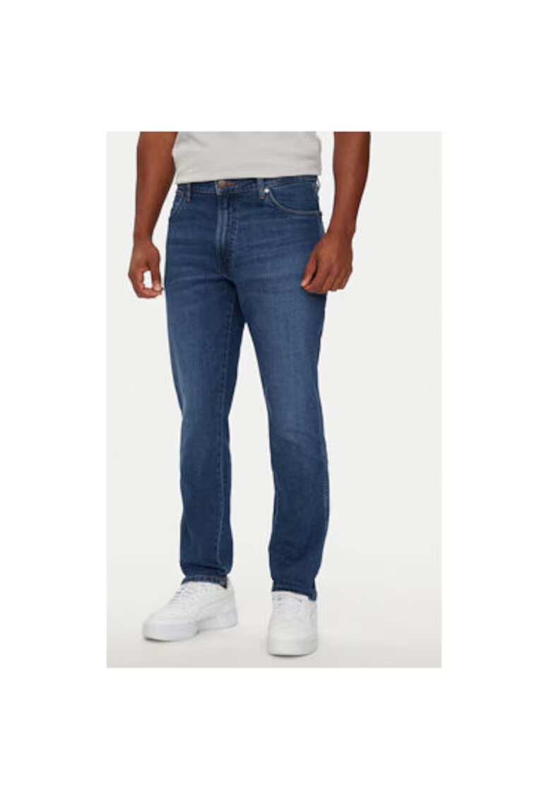 Wrangler Blugi Barbati - 304288463 - Bumbac - Elastan - Albastru - Albastru