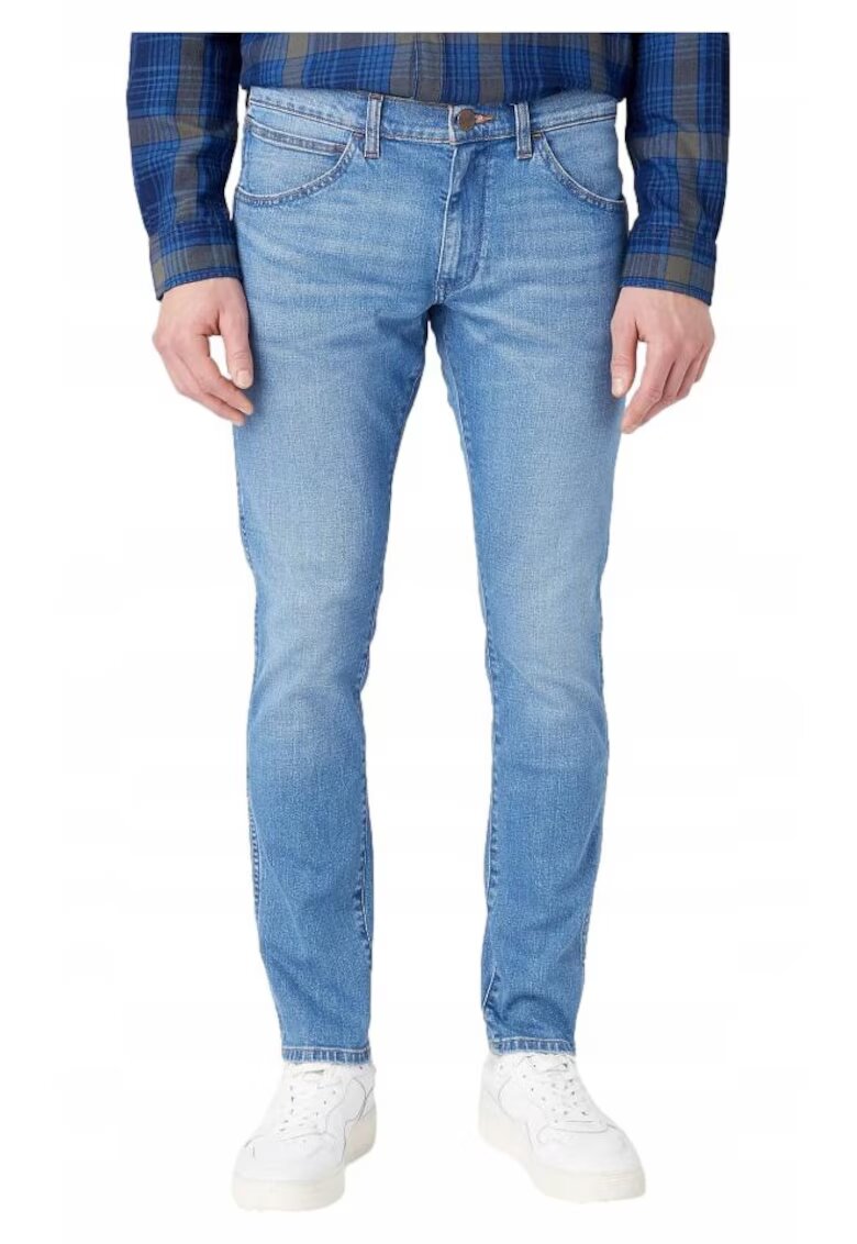 Wrangler Blugi barbati - Bumbac - Albastru -