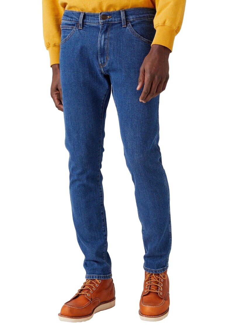 Wrangler Blugi barbati - Bumbac - Albastru - 34697 - Albastru inchis