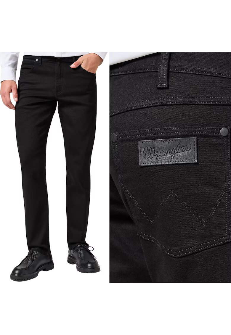 Wrangler Blugi barbati - Greensboro 803 - elastici - negri - W30 L34
