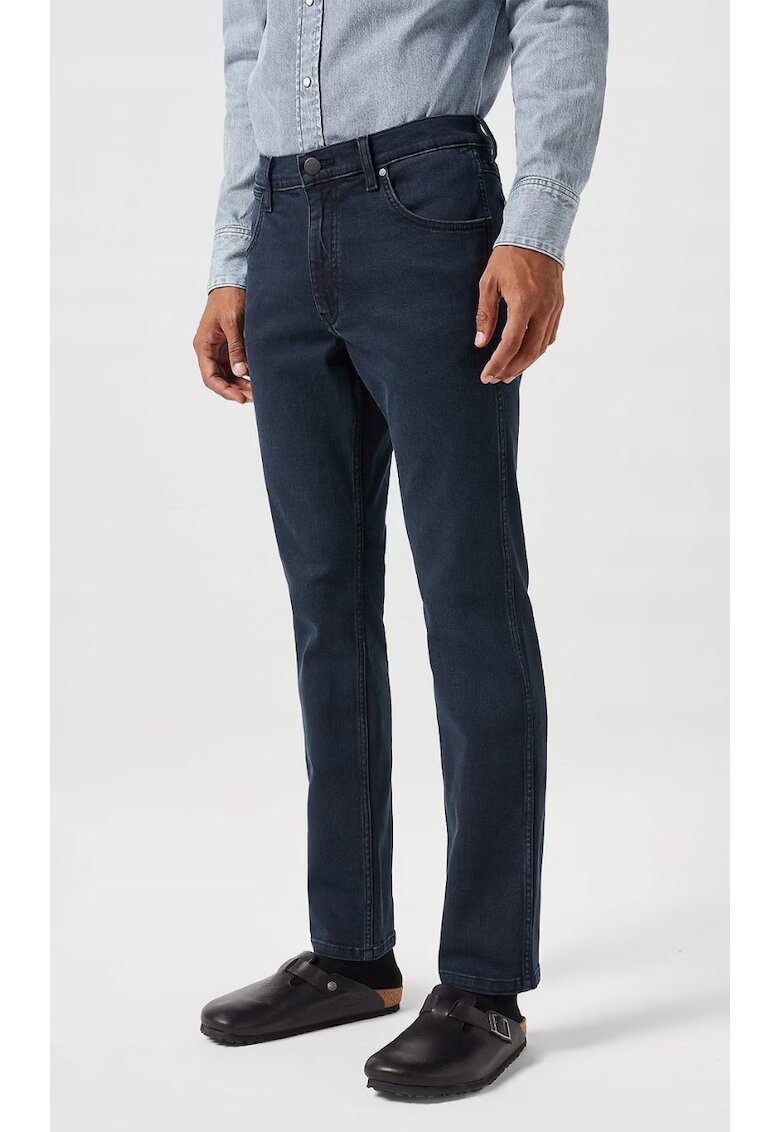 Wrangler Blugi barbati Greensboro - albastru marin - usor elastici - bumbac