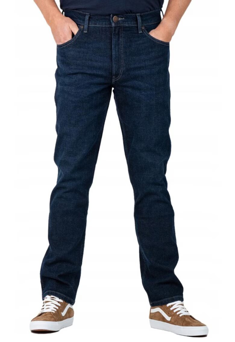 Wrangler Blugi barbati Greensboro - bleumarin - usor elastici - din bumbac -