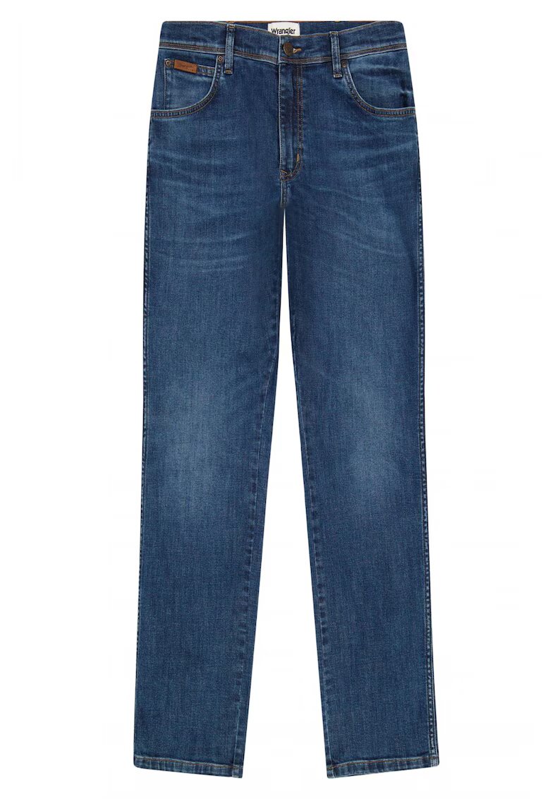 Wrangler Blugi barbati Harvey - Bumbac/Poliester/Elastan - Albastru