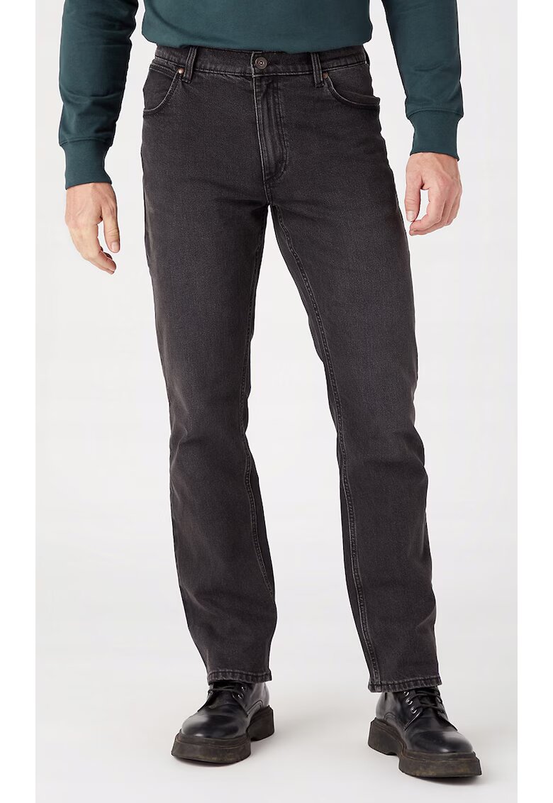 Wrangler Blugi barbati - model drept - gri autentic - din colectia RED KABEL - 99% bumbac