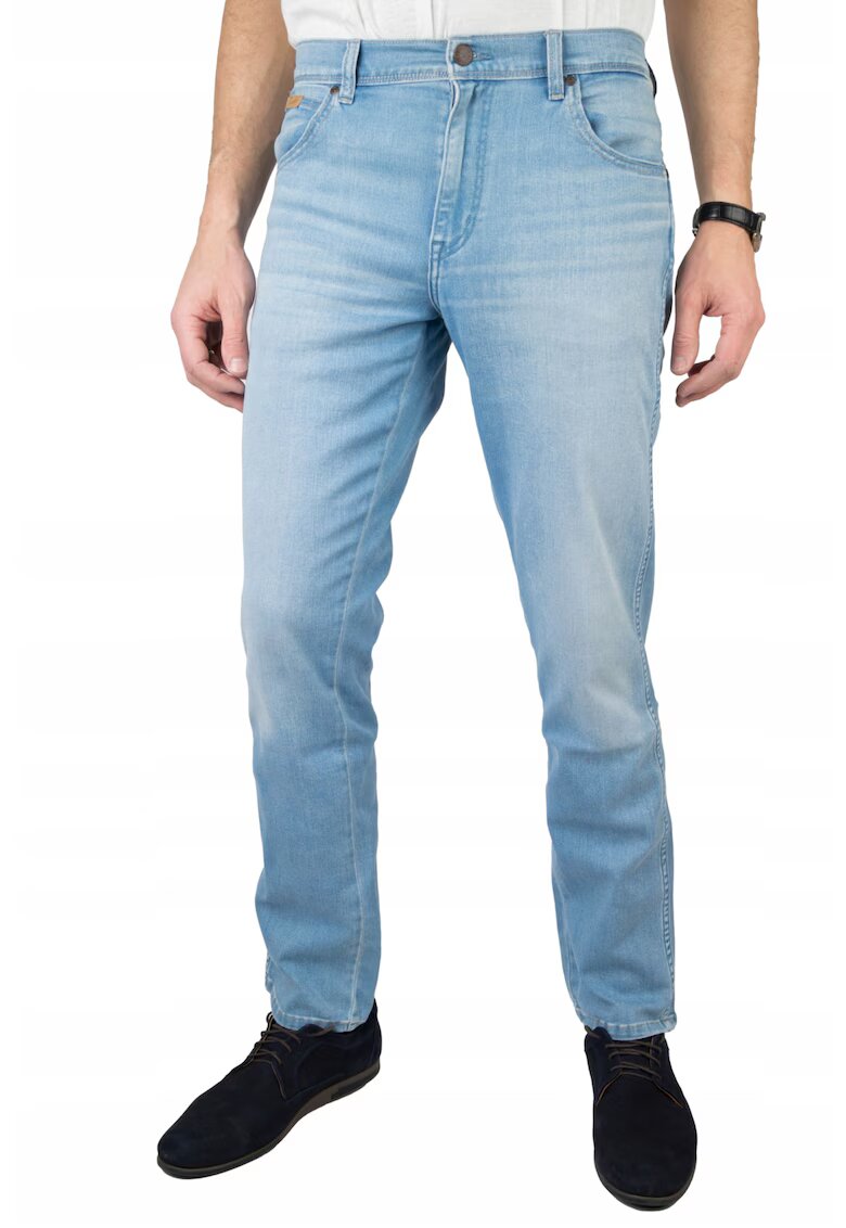 Wrangler Blugi barbati Texas Slim - Stretch - Spot Lite - Albastru