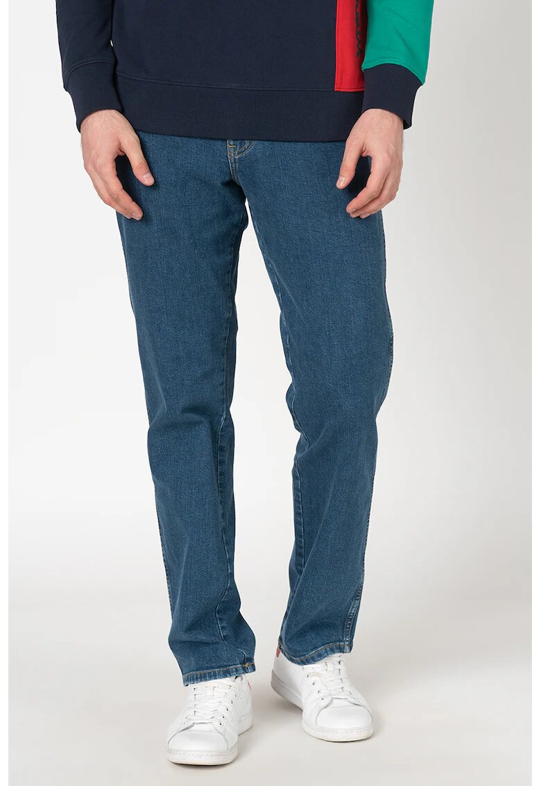 Wrangler Blugi cu croiala dreapta Texas - Albastru inchis