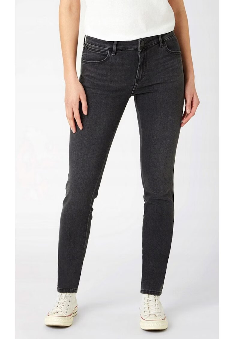 Wrangler Blugi dama - skinny - negru - bumbac - Negru