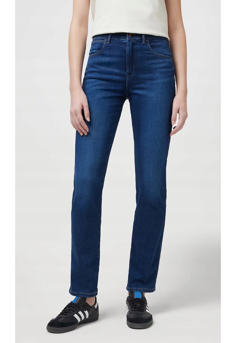 Wrangler Blugi dama W26LZM23Z - slim fit - albastru - bumbac - Albastru