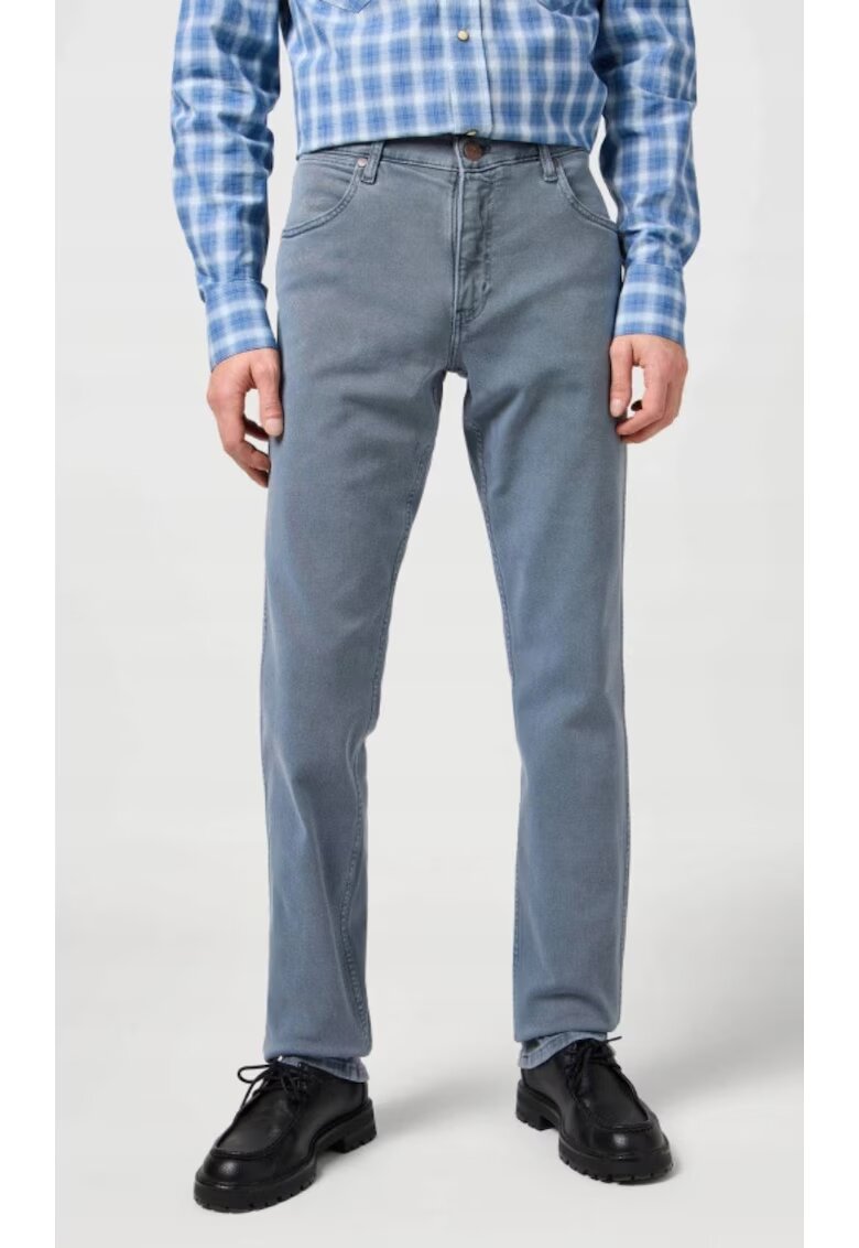 Wrangler Blugi regular straight gri-albastru - Gri