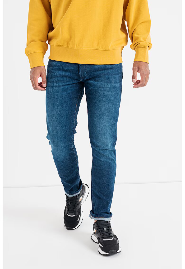 Wrangler Blugi slim fit Texas - Bleumarin