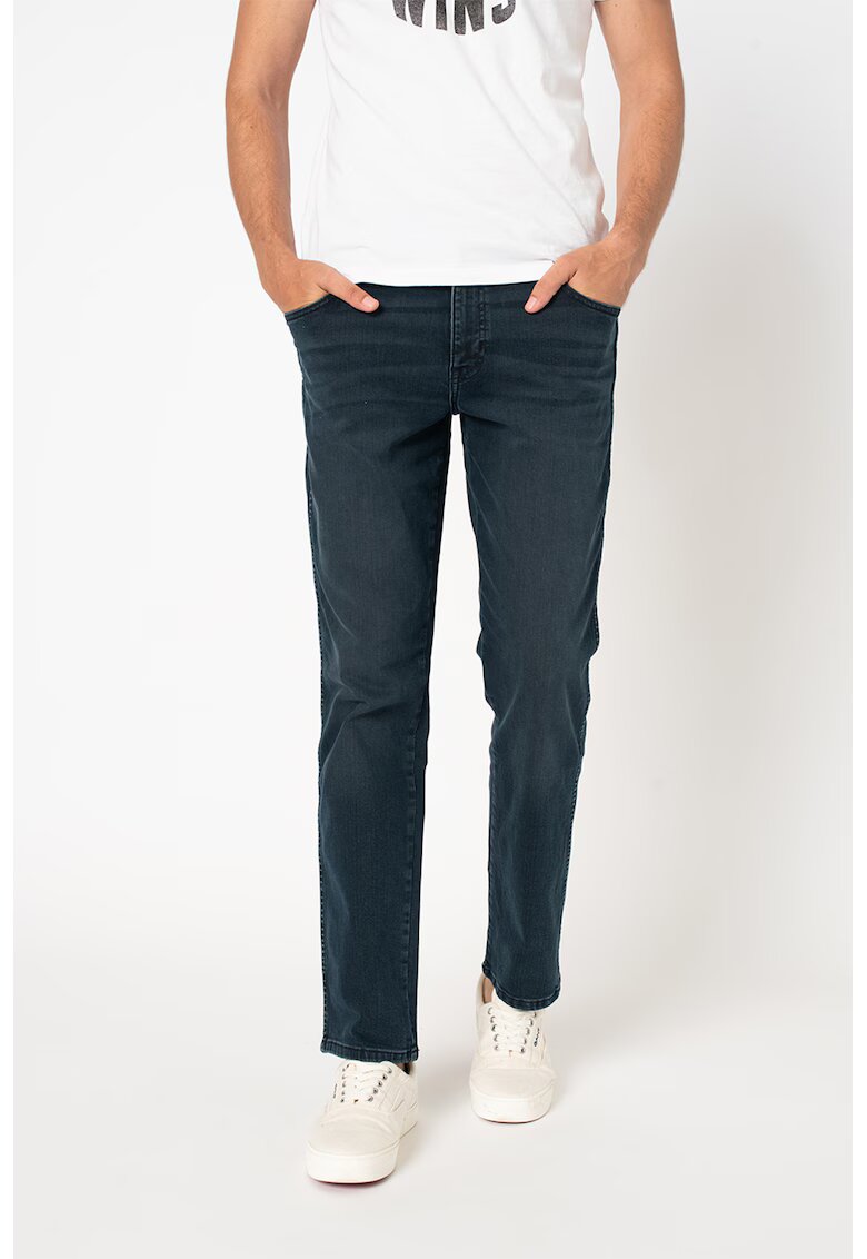 Wrangler Blugi slim fit Texas - Gri carbune