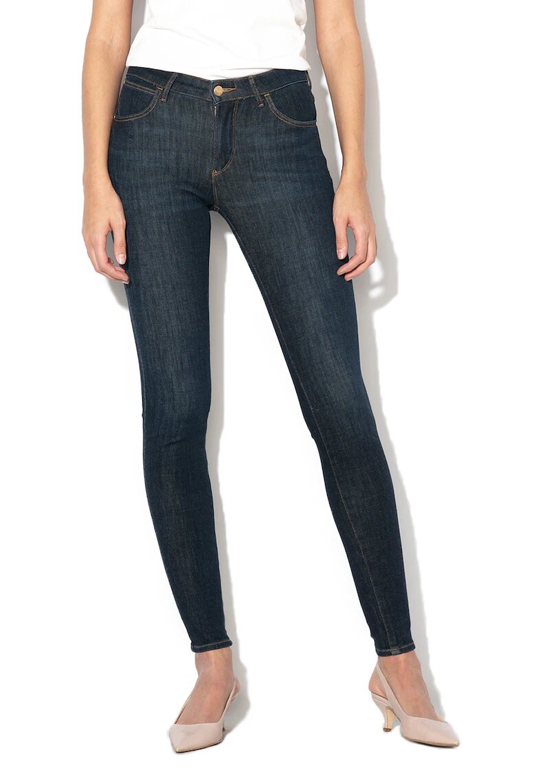 Wrangler Blugi super skinny - Albastru inchis