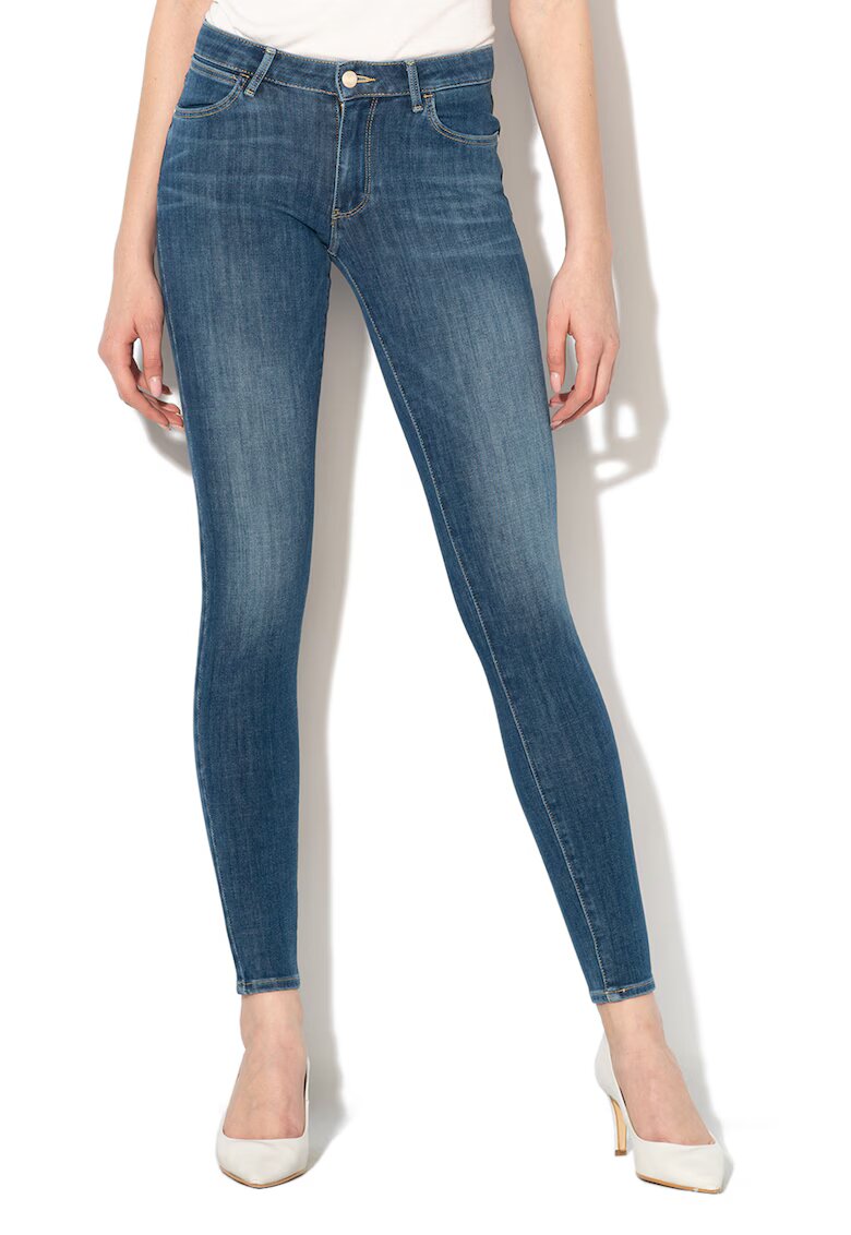 Wrangler Blugi super skinny - Albastru stins