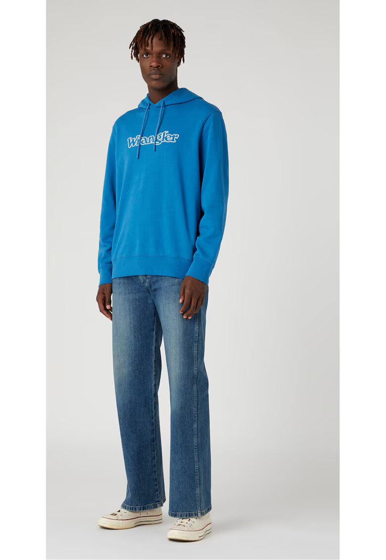 Wrangler Bluza barbati - Bumbac - Albastru - Albastru