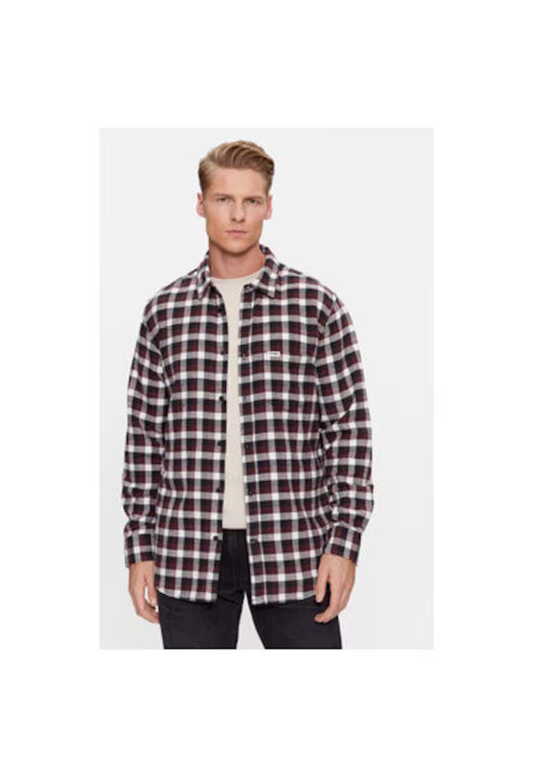 Wrangler Camasa Barbati - 303289577 - Bumbac - M INTL - Maro