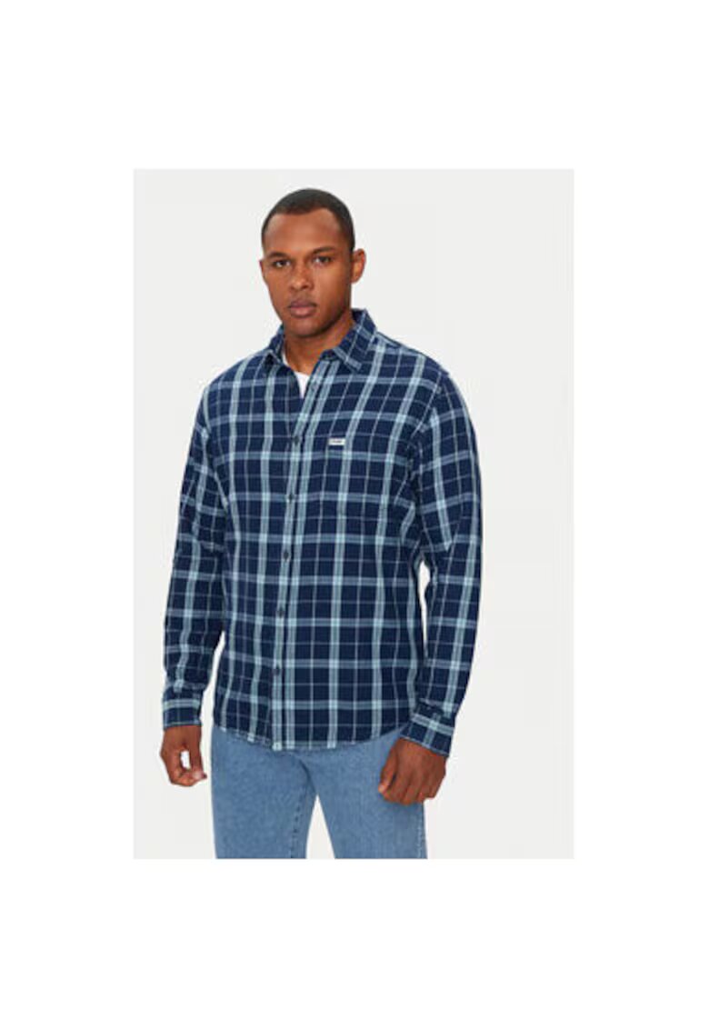 Wrangler Camasa barbati - 304281587 - Bumbac - Negru - Negru