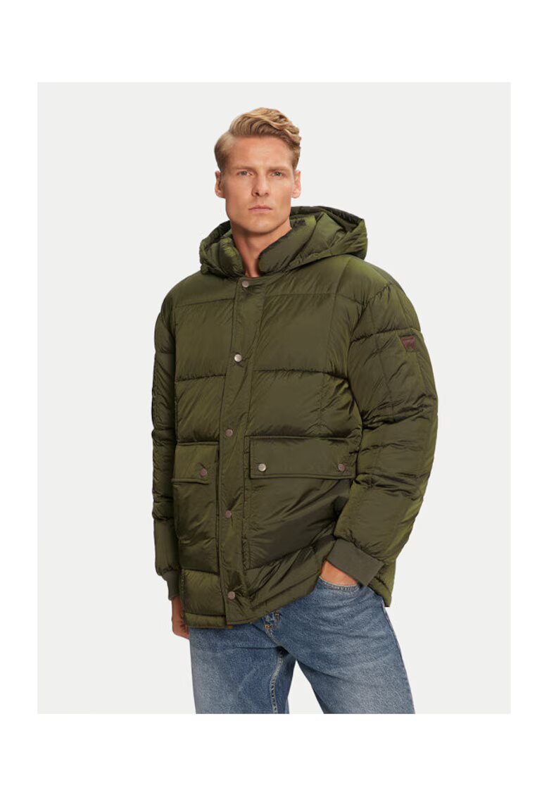 Wrangler Geaca barbati - 304280979 - Poliamida - Verde - Verde