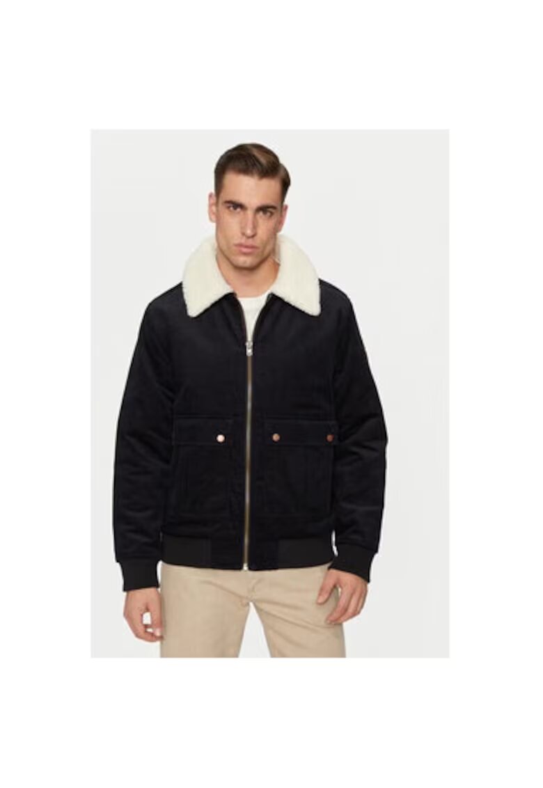 Wrangler Geaca barbati - 304998638 - Bumbac - Negru - Negru