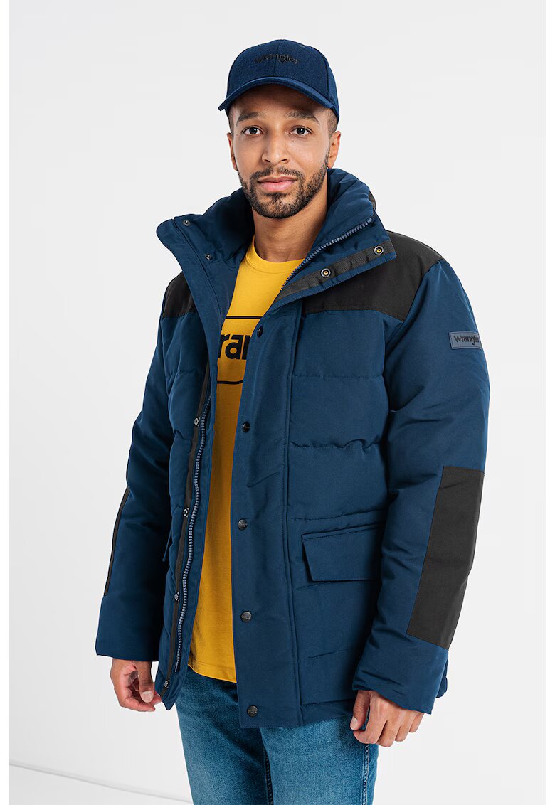 Wrangler Geaca cu vatelina Bodyguard - Negru/Bleumarin