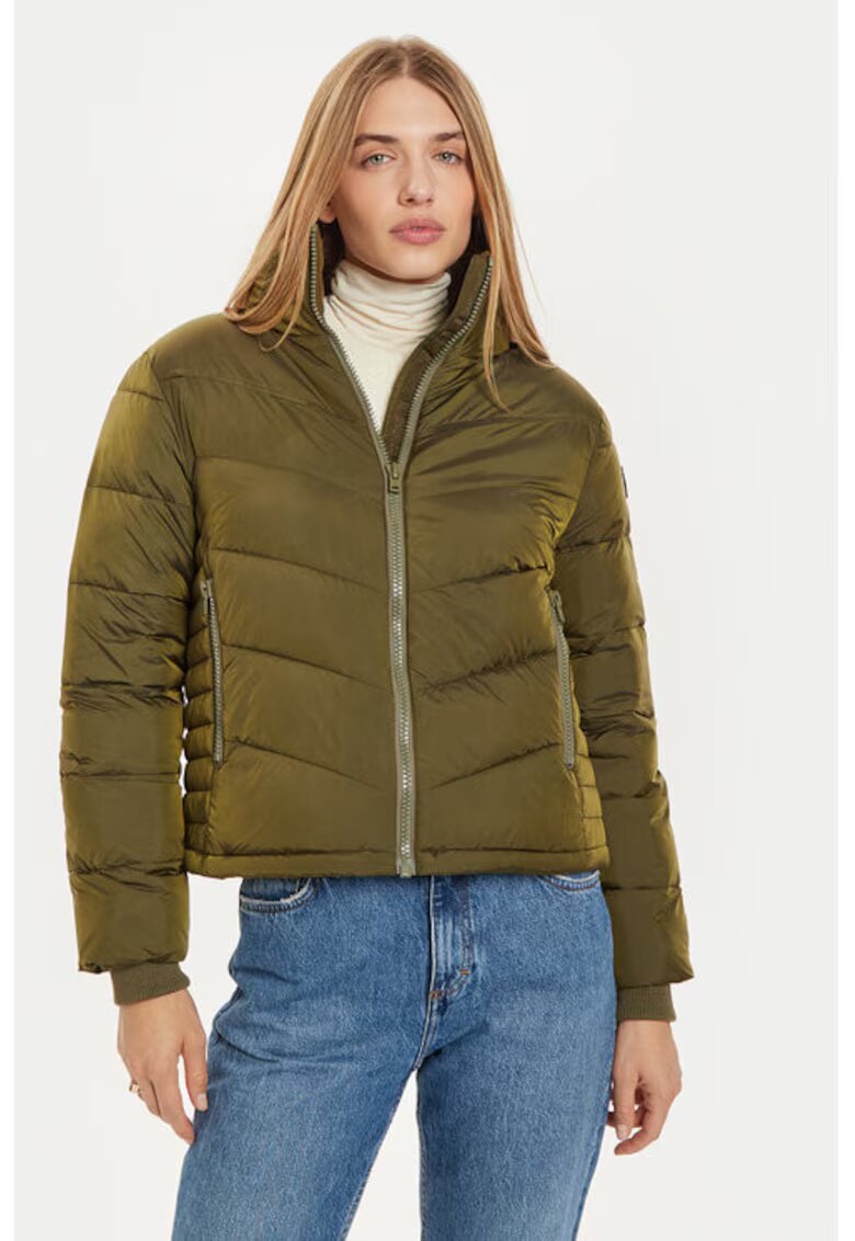 Wrangler Geaca dama - 304282096 - Poliamida - Verde - Verde