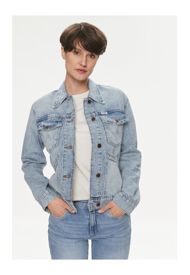 Wrangler Geaca dama - 593063 - Albastru - Bumbac