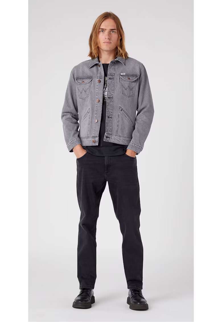 Wrangler Geaca de blugi barbati - 302746873 - Bumbac - Gri - Gri