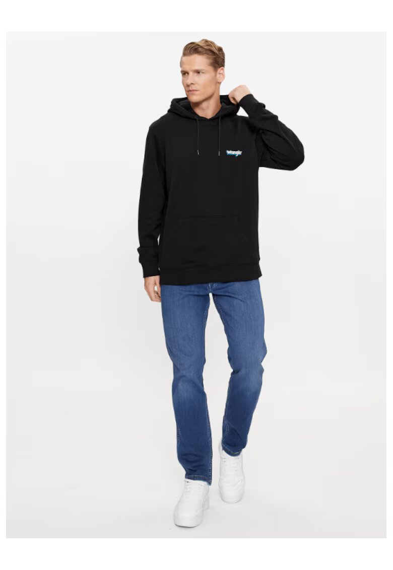 Wrangler Hanorac barbati - 303289621 - Bumbac - Negru