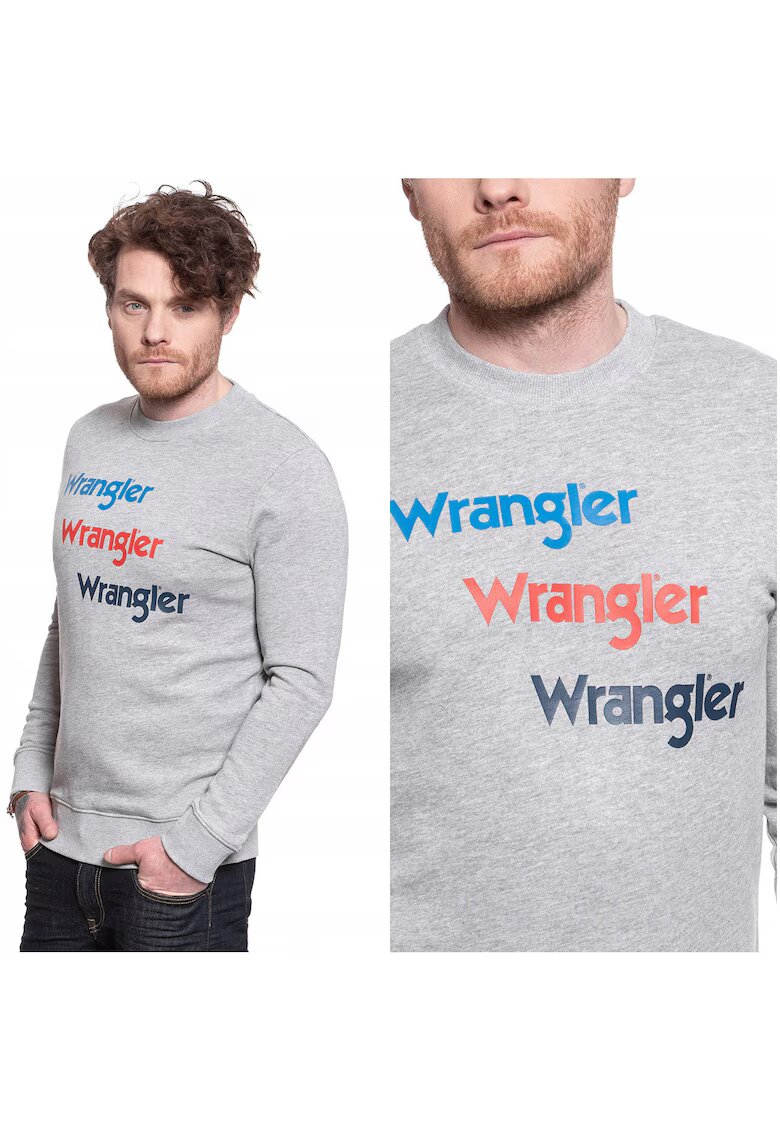 Wrangler Hanorac barbati - gri - Grej
