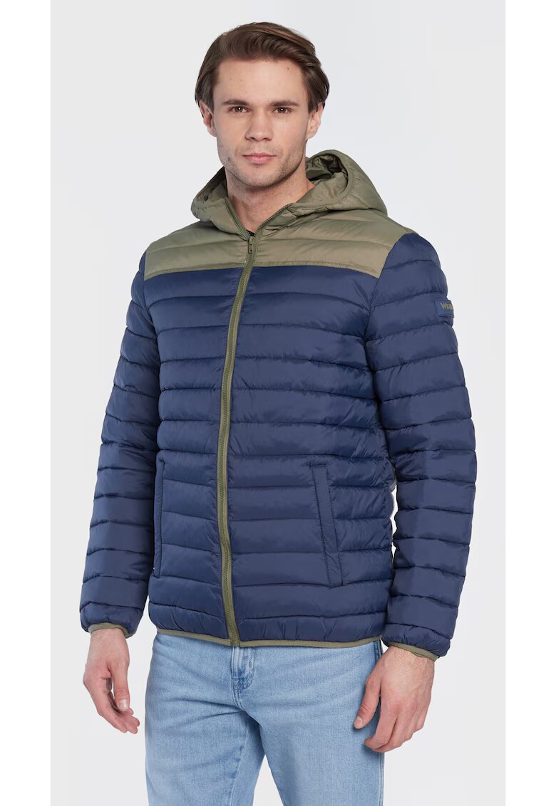 Wrangler Jacheta barbati - 301289418 - Poliamida - Albastru marin - Bleumarin
