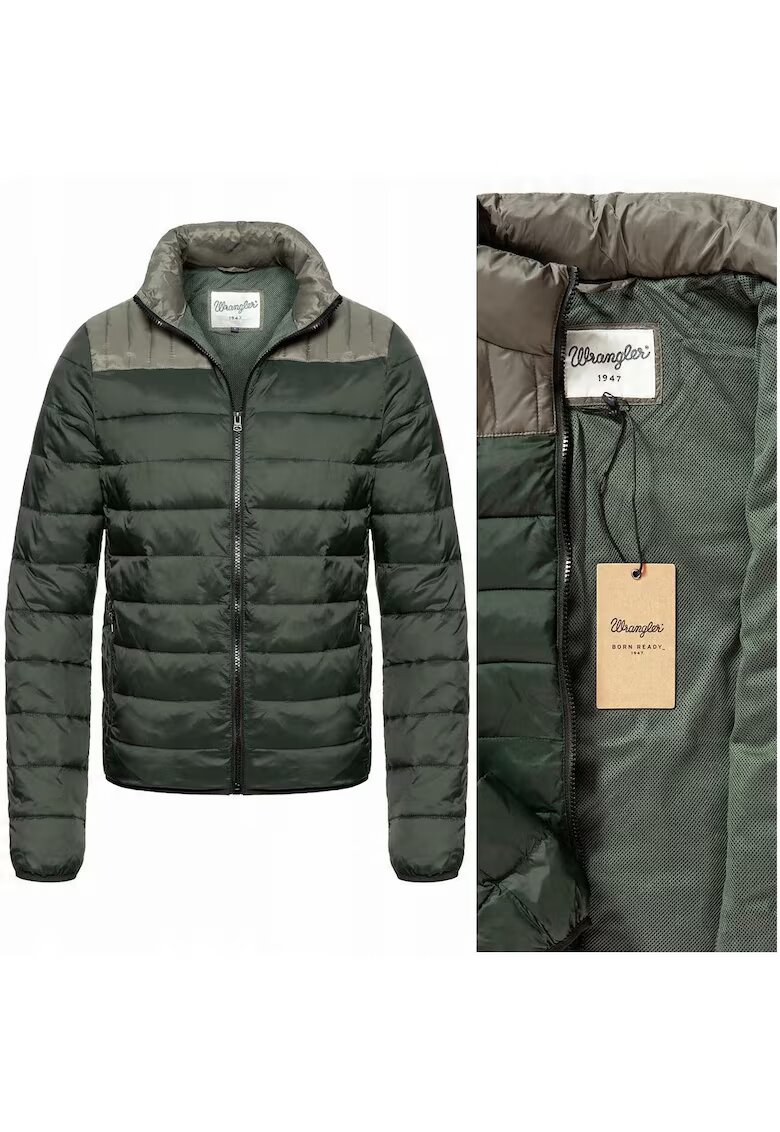 Wrangler Jacheta De Tranzitie - Bomber - M INTL - Multicolor - Croi Regular Fit - Inchidere Fermoar - Compozitie Material 100% Poliamid - Numar De Buzunare 2
