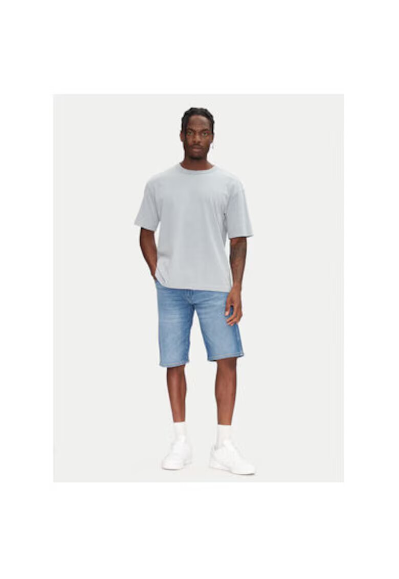 Wrangler Pantaloni scurti din denim barbati 112362488 - Bumbac/Elastan - Albastru - Albastru