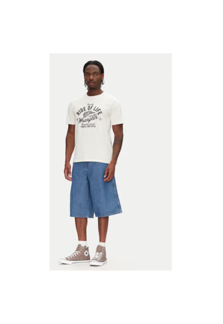 Wrangler Pantaloni scurti din denim barbati 112362509 - Bumbac - Albastru - Albastru