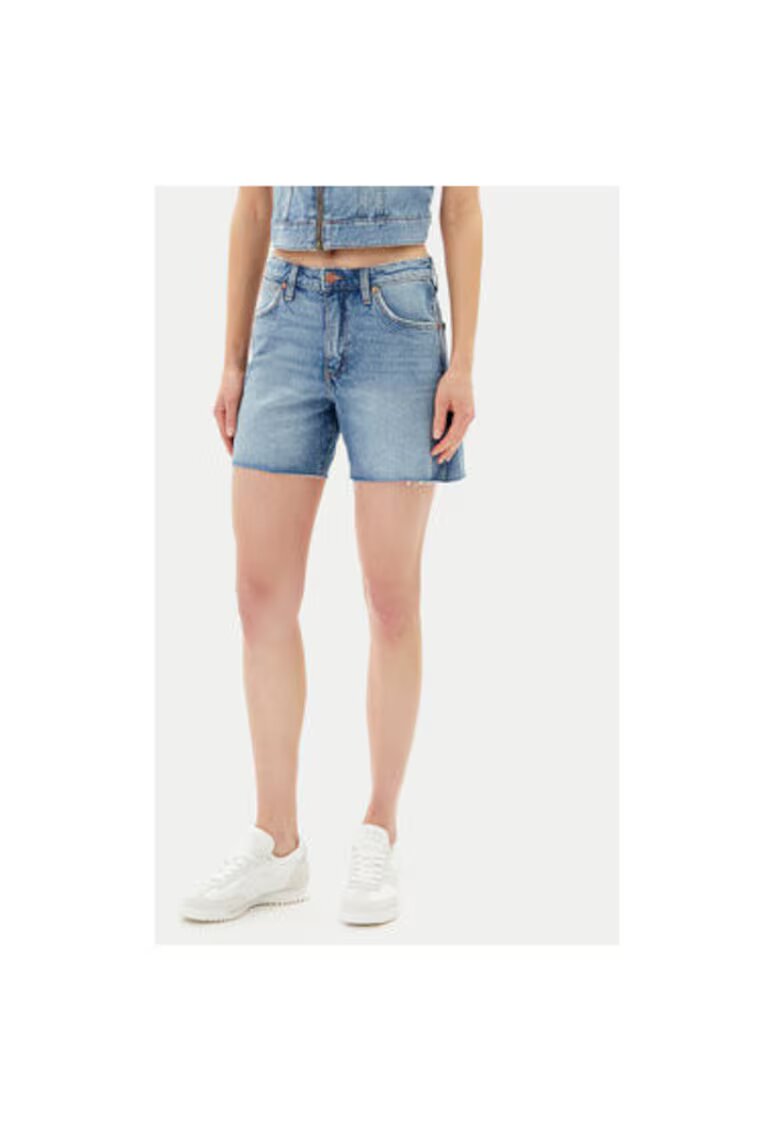 Wrangler Pantaloni scurti din denim dama 112362703 - Bumbac/Elastan - Albastru - Albastru