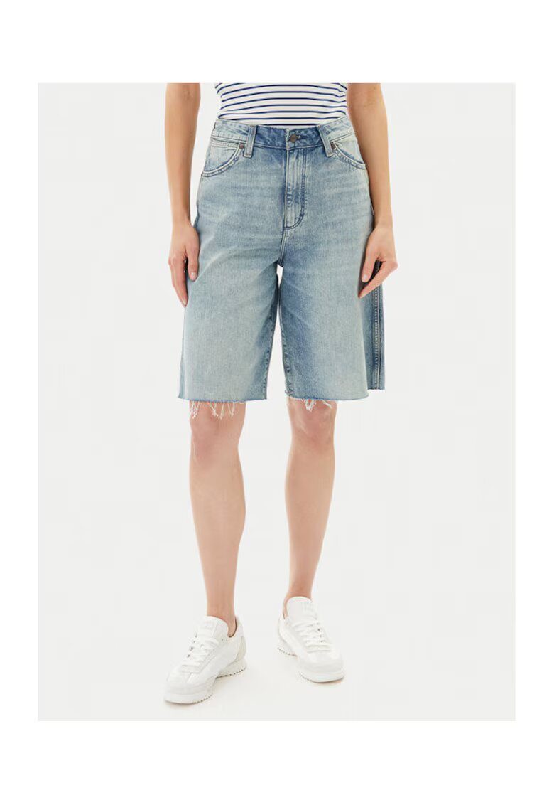 Wrangler Pantaloni scurti din denim dama 112362710 - Bumbac - Albastru - Albastru
