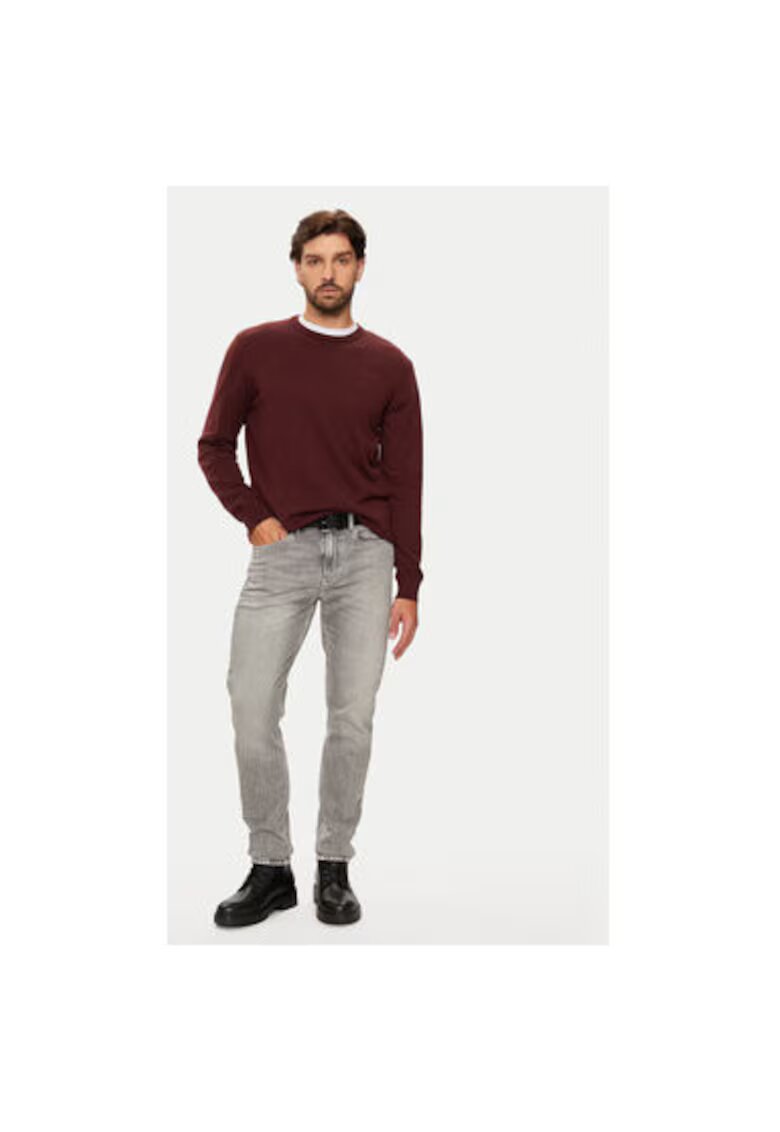 Wrangler Pulover barbati - 304281570 - Bumbac/Poliamida - Maro - Maro