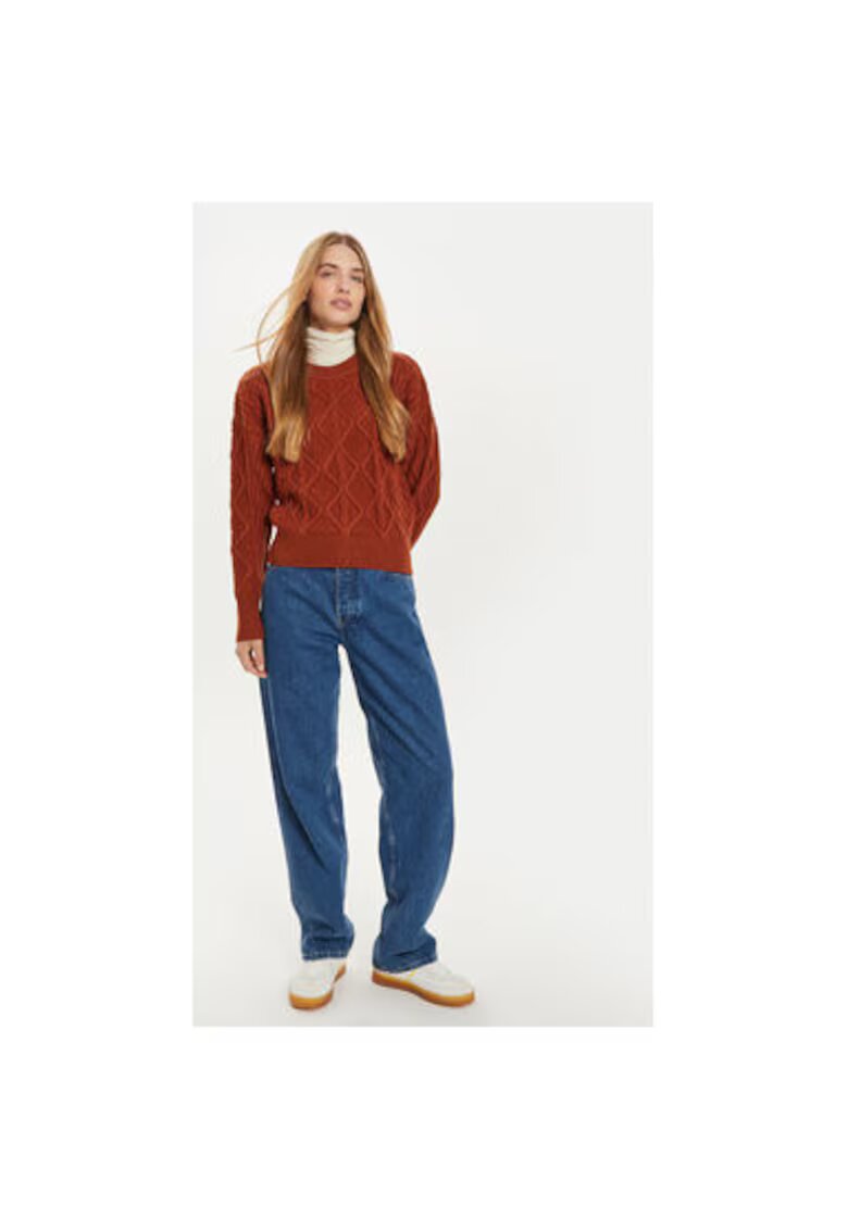 Wrangler Pulover dama - 304282058 - Bumbac/Acril - Maro - Maro