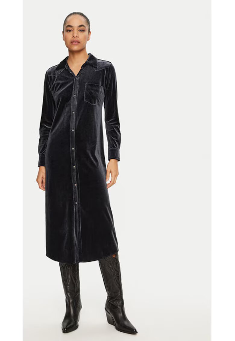 Wrangler Rochie dama - 304998515 - Poliester - Negru - Negru