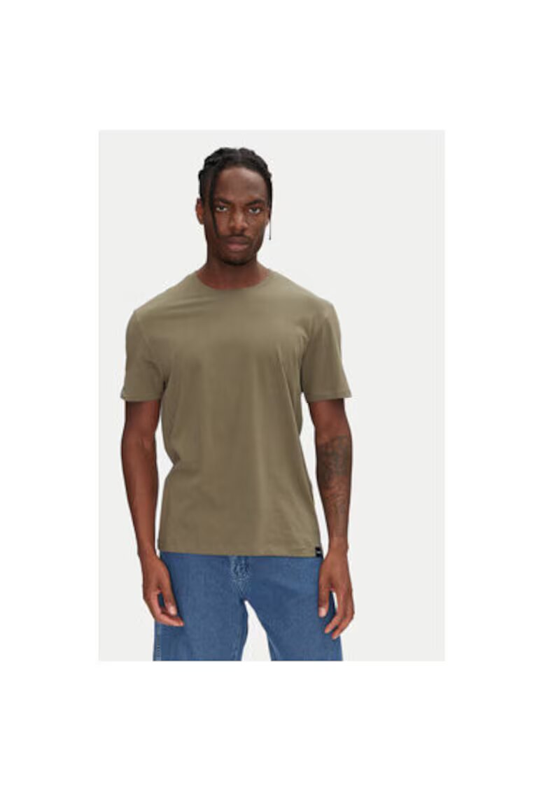 Wrangler Set 2 tricouri barbati 112321466 - Bumbac - Alb/Verde - Alb/Verde