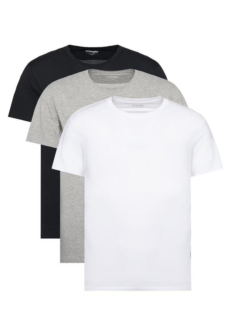 Wrangler Set 3 tricouri barbatesti colorate - bumbac