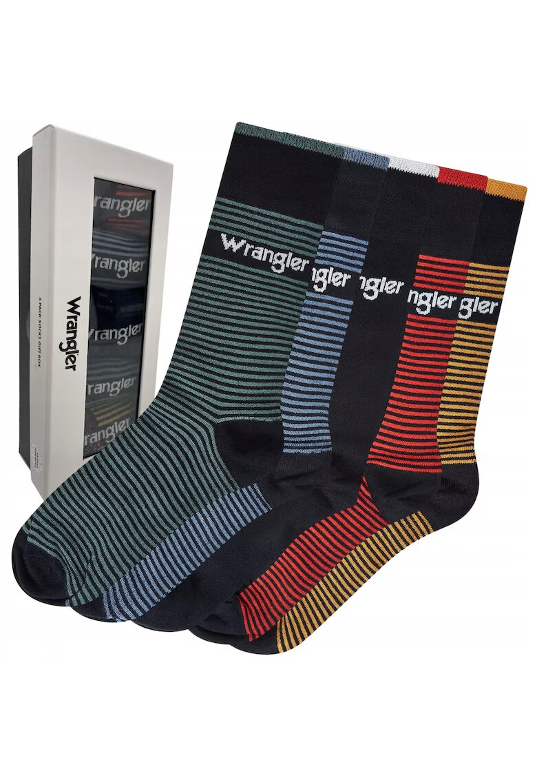 Wrangler Set 5 perechi sosete Brew - bambus cu elastan