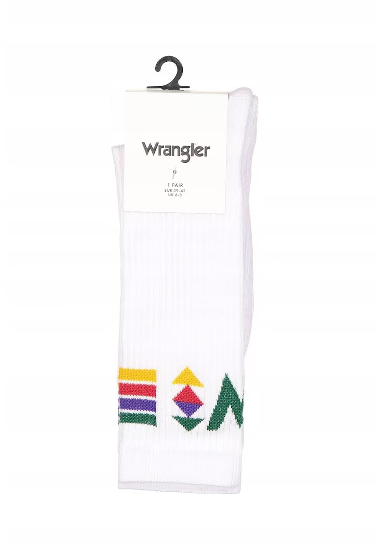 Wrangler Set Sosete Barbati - 2 Perechi - 25 - 70% Bumbac - 28% Poliamida - 2% Elastan - Cod Produs: W0Z3Ud989 - Marime: One Size - Alb - 2