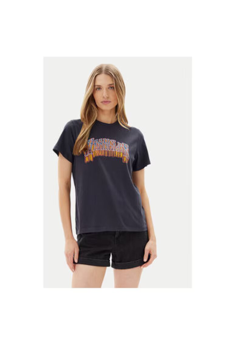 Wrangler Tricou dama 112362783 - Bumbac - Negru - Negru