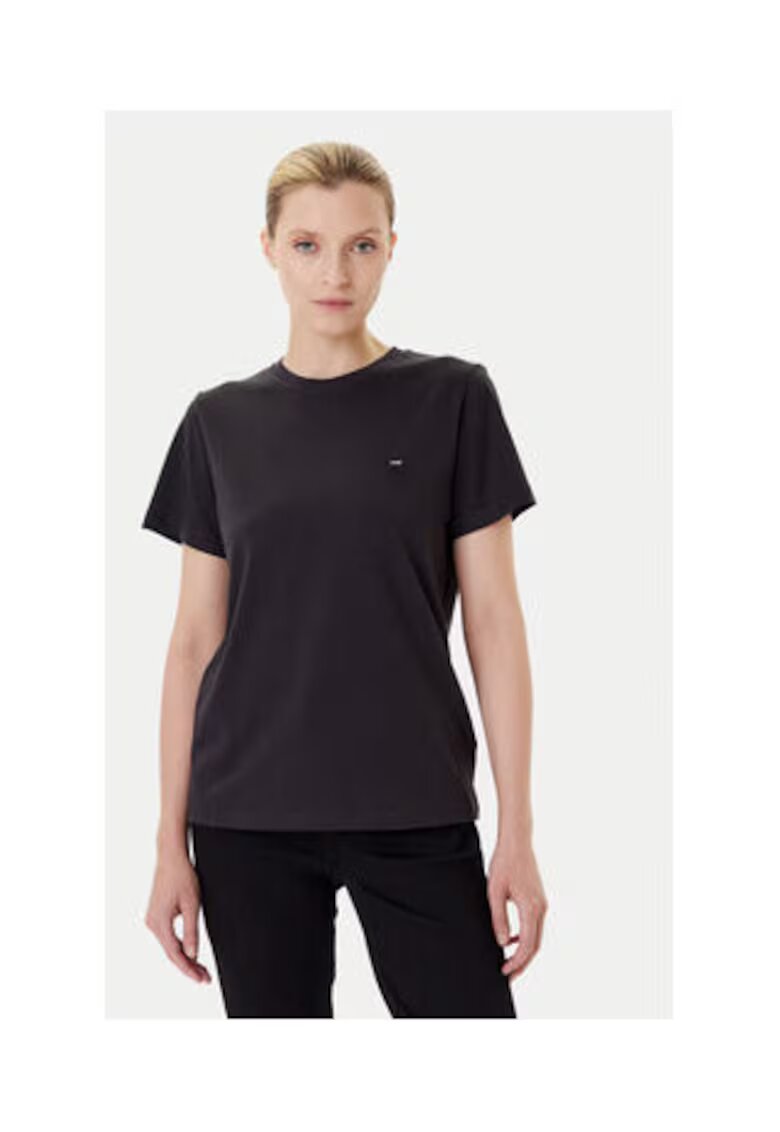 Wrangler Tricou dama - negru - 100% bumbac