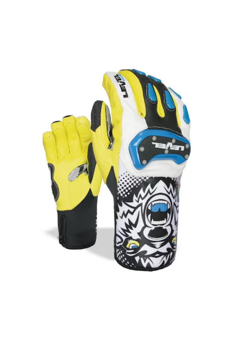 X-LEVEL Manusi schi pentru barbati - Race Speed - multicolor - piele naturala/poliester -