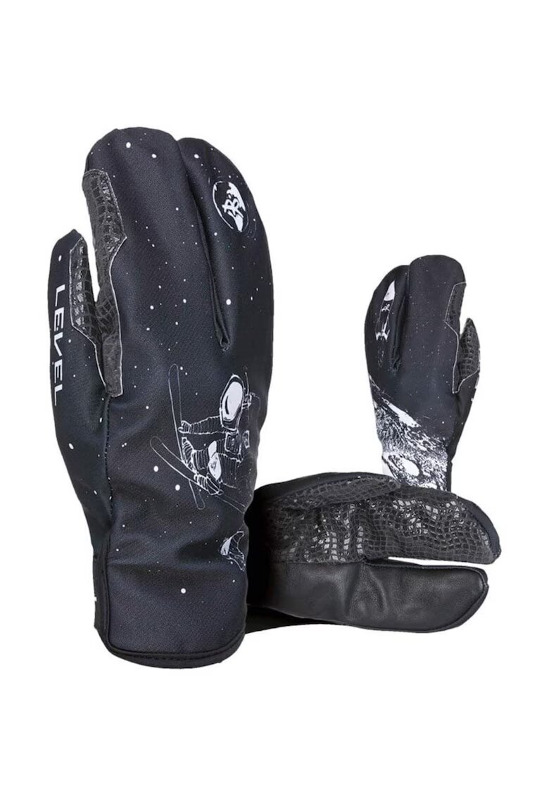 X-LEVEL Manusi snowboard Level Pro Rider Lobster - neopren - negru -