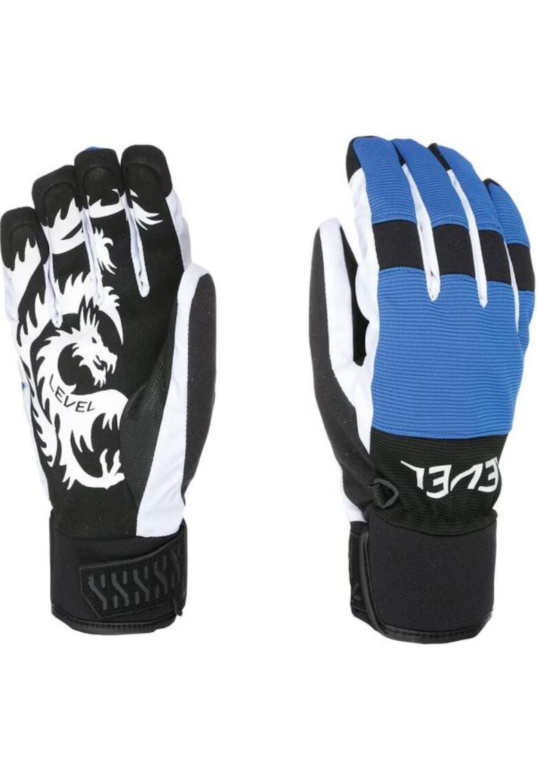 X-LEVEL Manusi sport - Poliester / Poliamida - Impermeabil - Negru / Albastru -