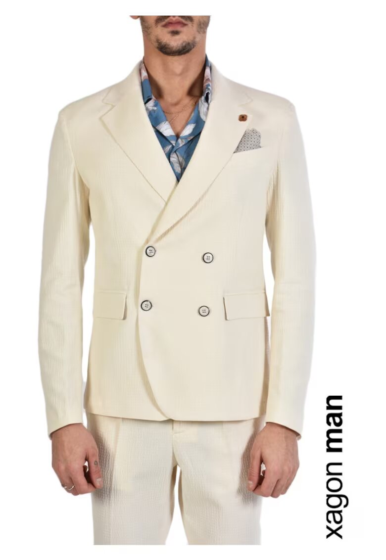 Xagon Man Sacou slim fit cu doua randuri de nasturi - 50