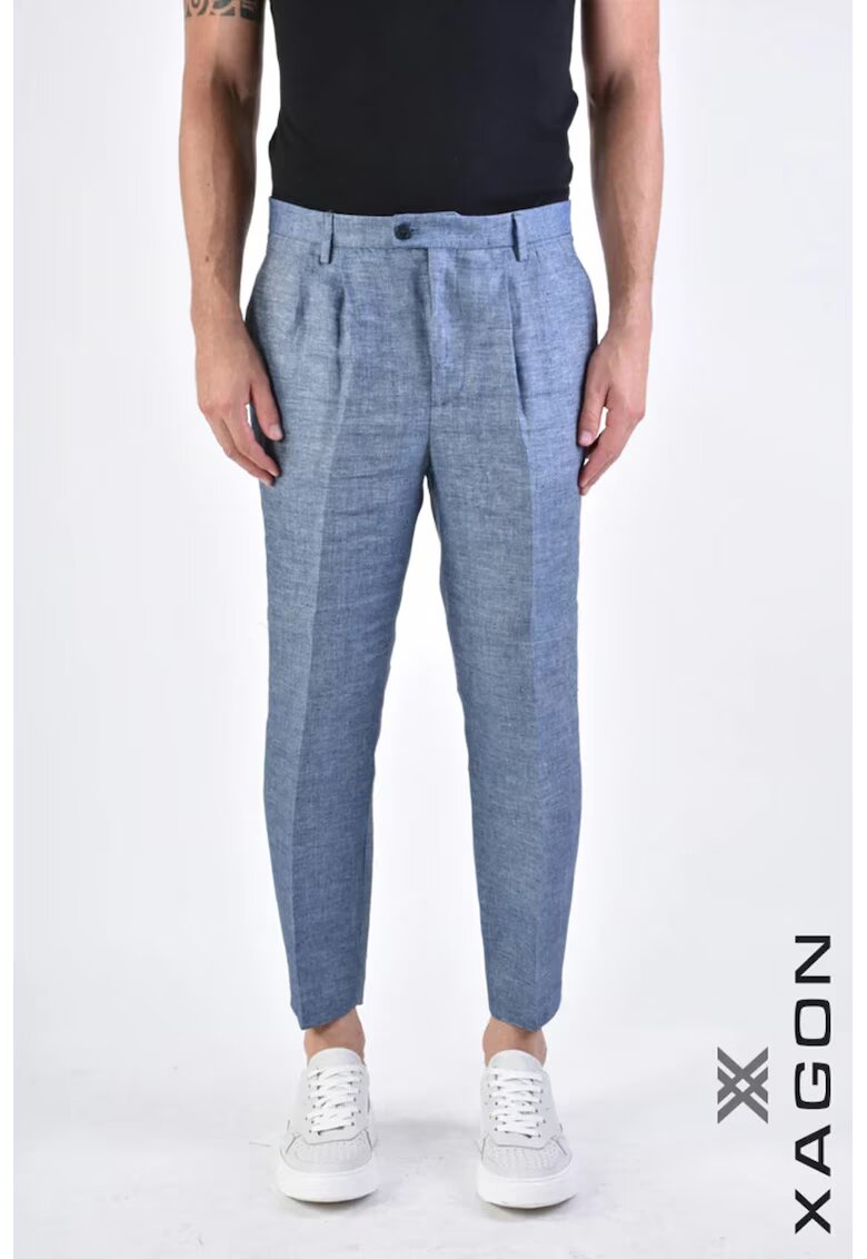 XAGON Pantaloni regular fit cu buzunare laterale XG1 - Albastru