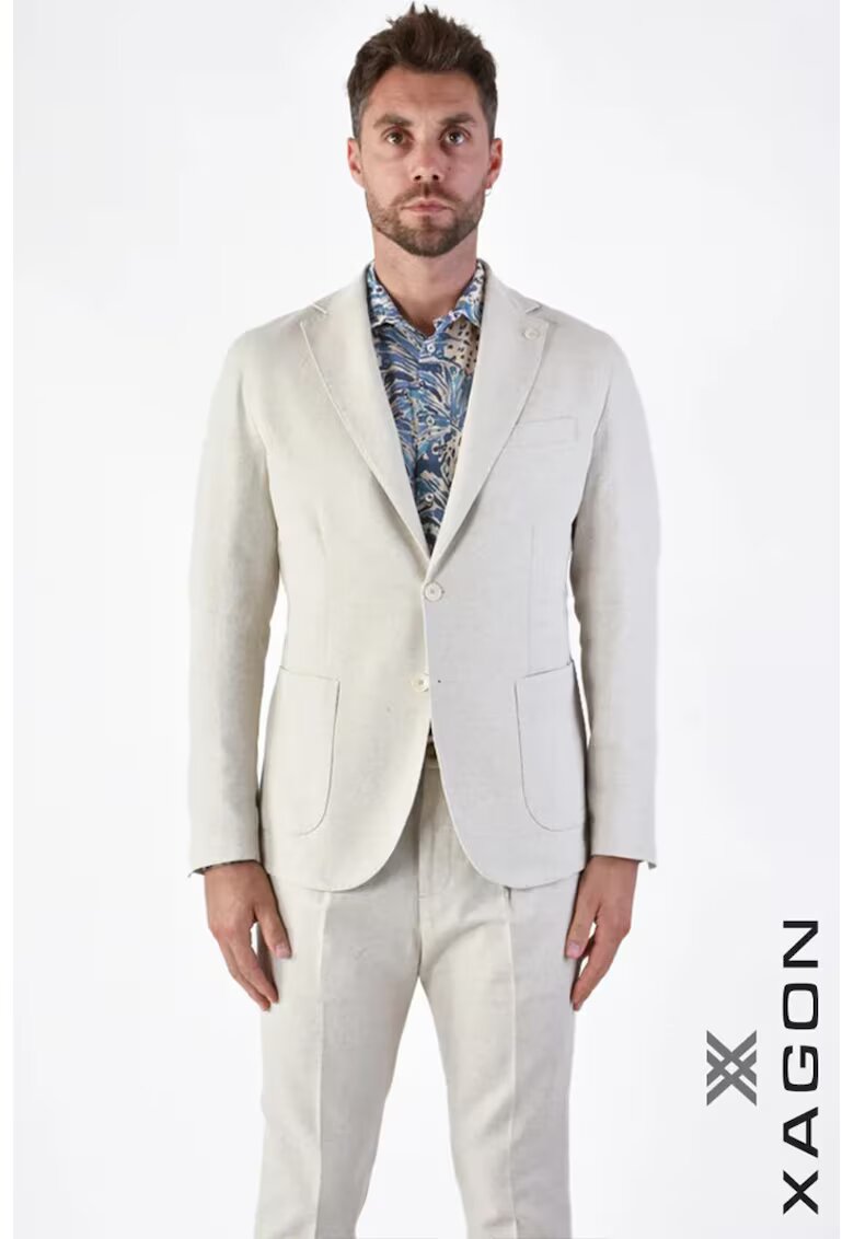 XAGON Sacou regular fit - cu inchidere la un singur rand de nasturi XG1 - Crem