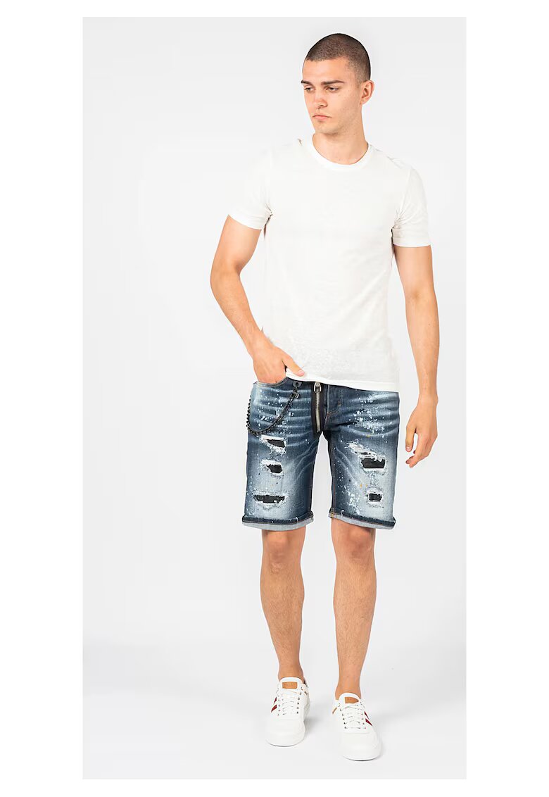 XAGON Tricou uni cu decolteu la baza gatului